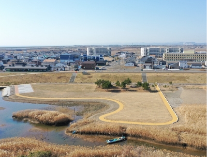 名取川日辺地区_築堤等工事（かわまちてらす閖上前公園）